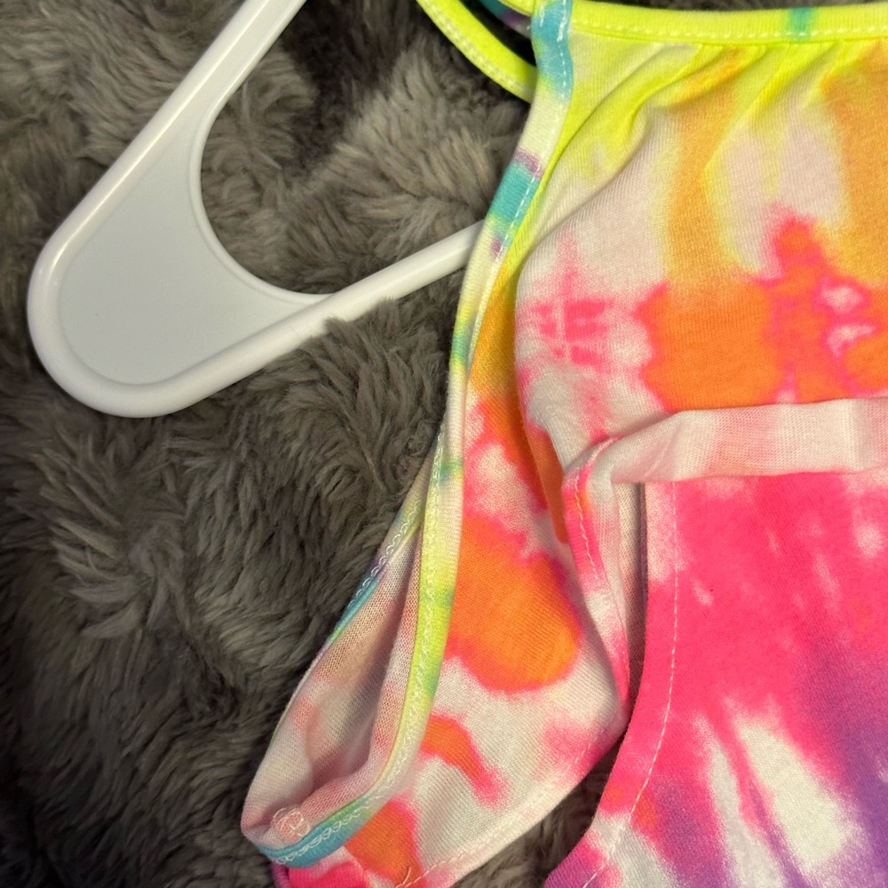 Tie-dyed